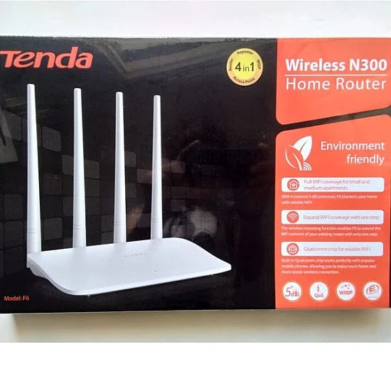 Tenda F6 N300 300Mbps WiFi Router